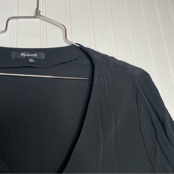 Madewell Side Button Detail Short Sleeve Dress - Picture 6 of 9